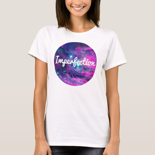 Utslagsplats för Aura för galax för T-shirt (Framsida)