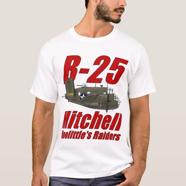 Utslagsplats för B25 Mitchell T-shirt (Framsida)