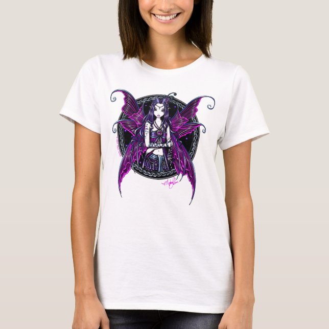 Utslagsplats för Babydoll "för Zoe" shock rosa Tee Shirt (Framsida)
