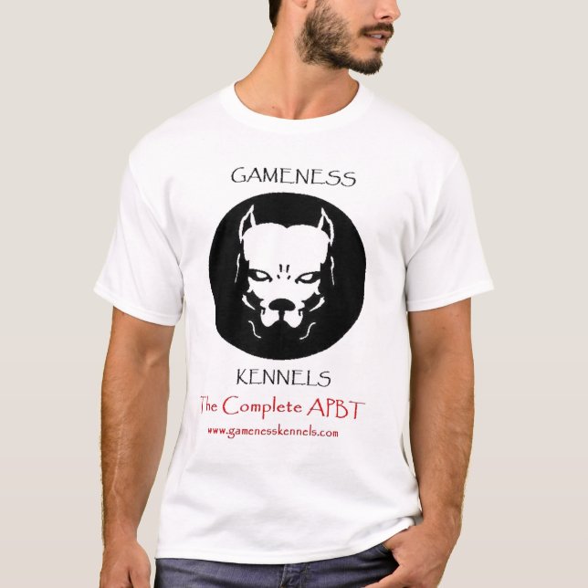 Utslagsplats för baksida för Pitbull T Shirt (Framsida)