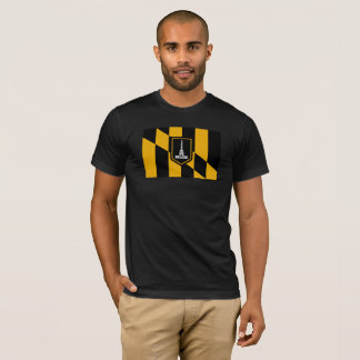 Utslagsplats för Baltimore kommuntjänstemanflagga T-shirt