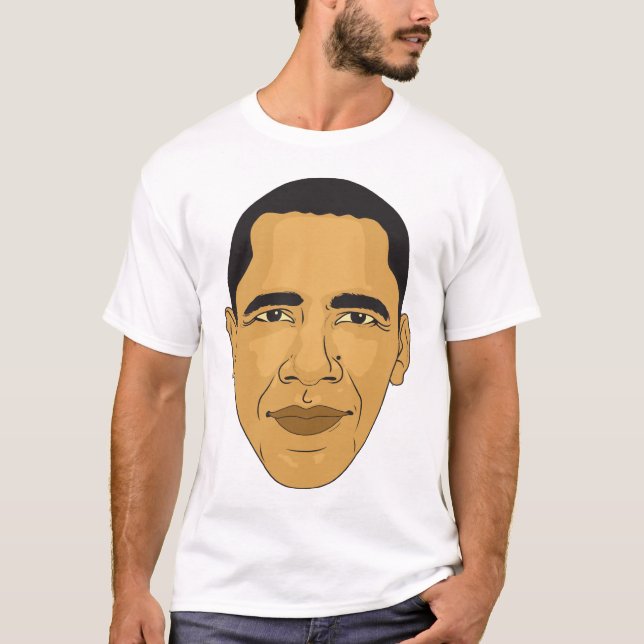 Utslagsplats för Barack Obama Digital T-shirt (Framsida)