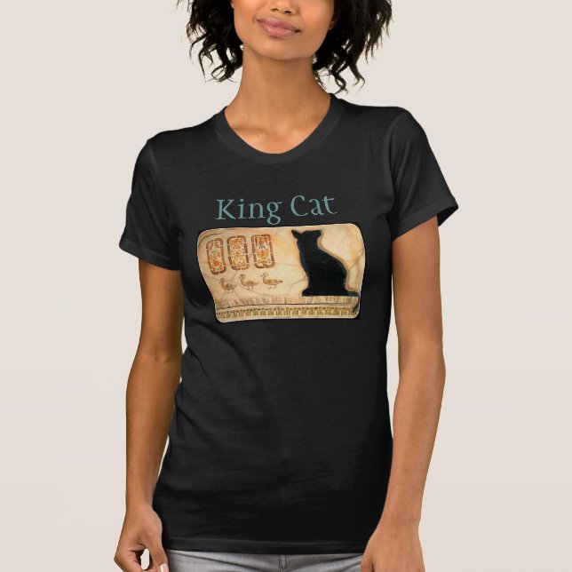 Utslagsplats för Cartouche för katt för kungkatt T-shirt (Framsida)