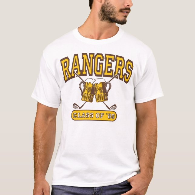 Utslagsplats för CHSS-skogsvaktareGolf T-shirt (Framsida)