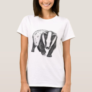 Utslagsplats för dambäverskinnkonst t-shirt