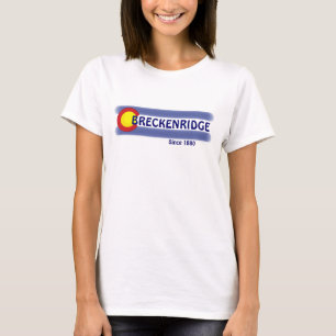 Utslagsplats för damer för Breckenridge Colorado Tee Shirt