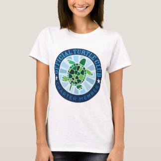 Utslagsplats för damer för sköldpaddaklubbmedlem t-shirt