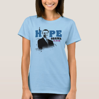 Utslagsplats för damer Obama Tee Shirt