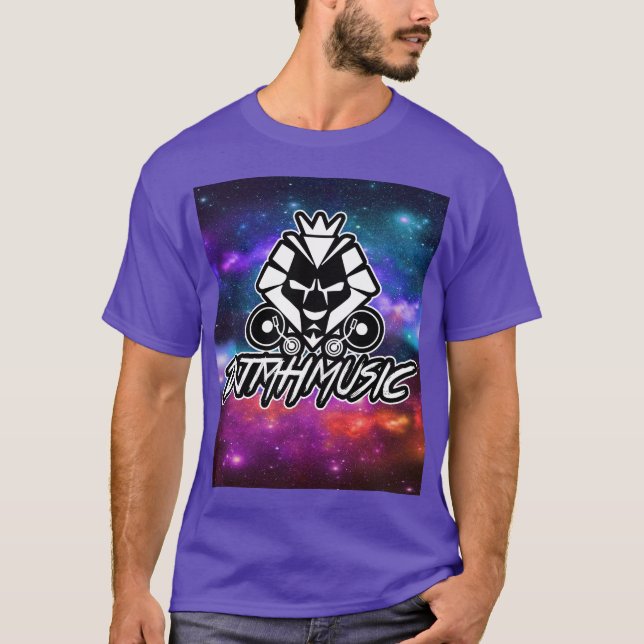 Utslagsplats för DJMH-MUSIKgalax T-shirt (Framsida)