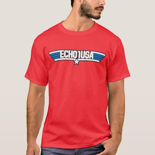 Utslagsplats för Echo1USA-isman T-shirt (Framsida)