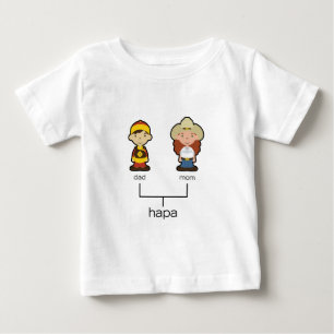 Utslagsplats för familj för kines-/amerikanHapa Tee Shirt