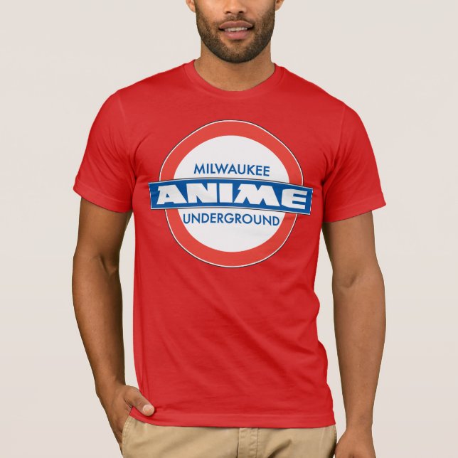 Utslagsplats för färg för Milwaukee Anime Tee Shirt (Framsida)