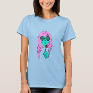 Utslagsplats för färg för Tie för popkonstHipp Tee Shirt
