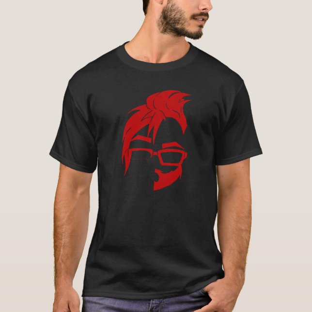 Utslagsplats för Floof Squadlogotyp (den röda Tee (Framsida)