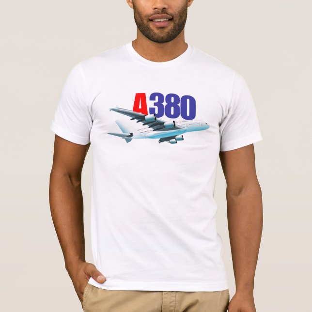 Utslagsplats för flygbuss A380 T Shirt (Framsida)
