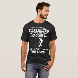 Utslagsplats för gåva för Croquet för lek för T-shirt