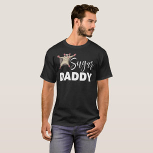 Utslagsplats för gåva för sockerglidflygplanpap t shirt