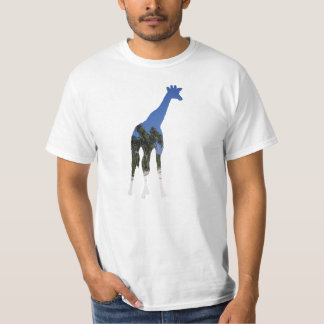 Utslagsplats för giraffstrandskjorta t-shirt
