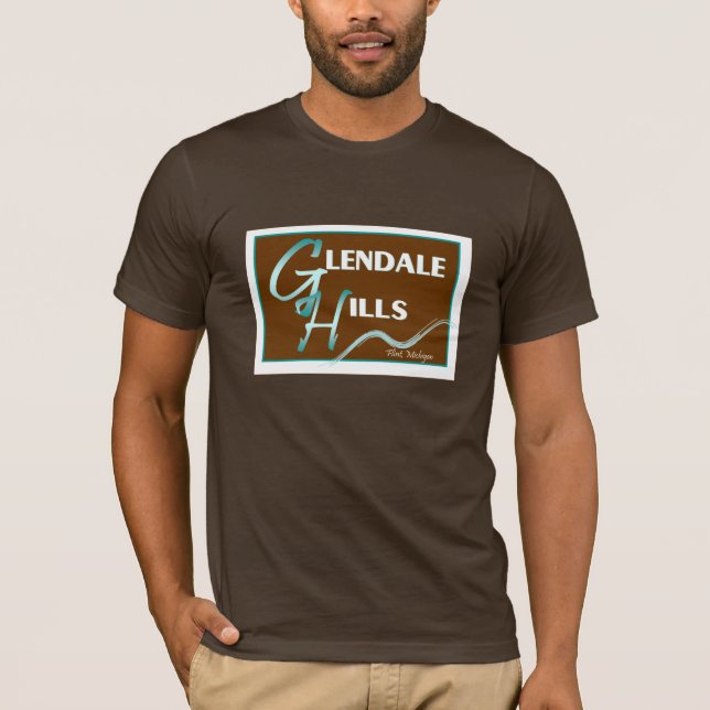 Utslagsplats för Glendale backemörk Tee (Framsida)