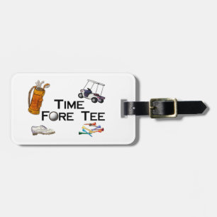 Utslagsplats för golfspelTime för Bagagebricka