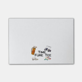 Utslagsplats för golfspelTime för Post-it Block