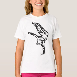 Utslagsplats för hip hopdansRinger (flickor) Tee Shirt