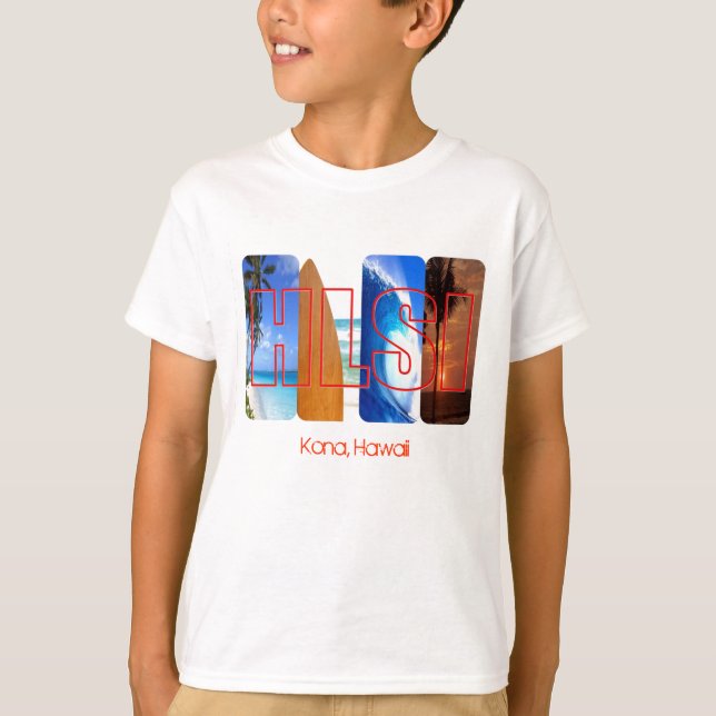 Utslagsplats för HLSI-surfaliv T-shirt (Framsida)