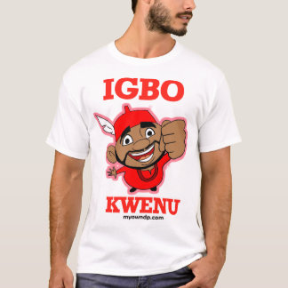 Utslagsplats för IgboKwenu kreativ Tee Shirt