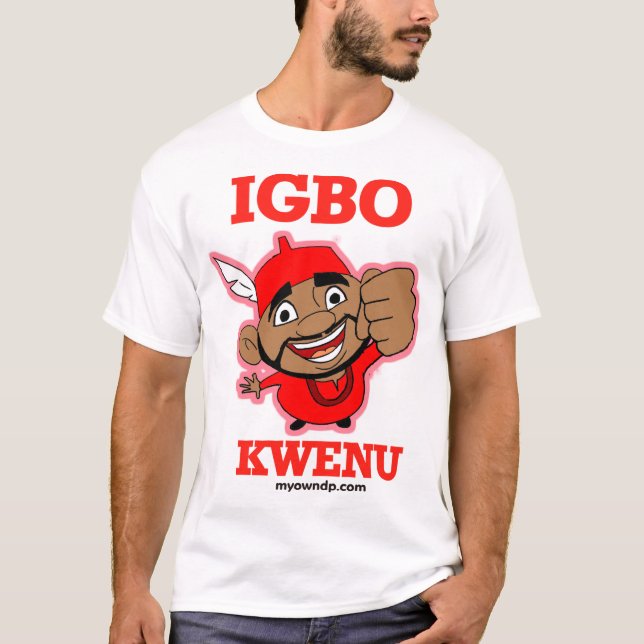 Utslagsplats för IgboKwenu kreativ Tee Shirt (Framsida)