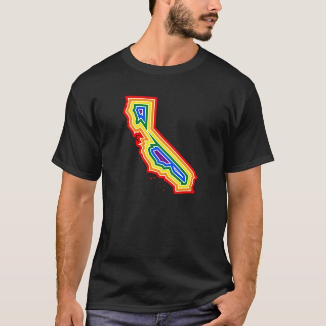 Utslagsplats för Kalifornien pridebristning (#02) T-shirt (Framsida)