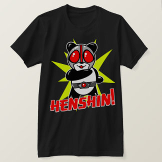 UTSLAGSPLATS FÖR KAMEN-RAMENPANDA HENSHIN T-SHIRT