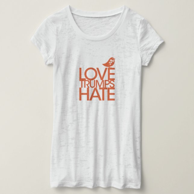 Utslagsplats för kärlektrumfhat t-shirt (Design framsida)