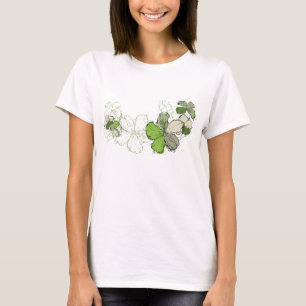 Utslagsplats för klotterhibiskusdamer t-shirt