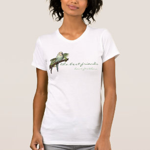 Utslagsplats för konst för blåttBudgie personli T Shirt
