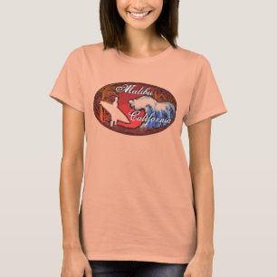 Utslagsplats för konst för damer för Malibu T Shirt