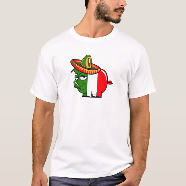 Utslagsplats för köpGRISINFLUENSA Tee Shirt (Framsida)
