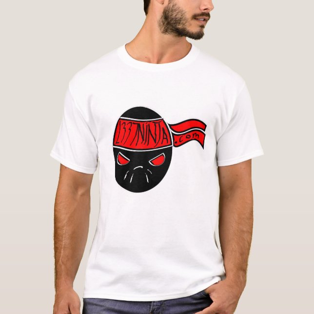 Utslagsplats för L337 Ninja Tee Shirt (Framsida)