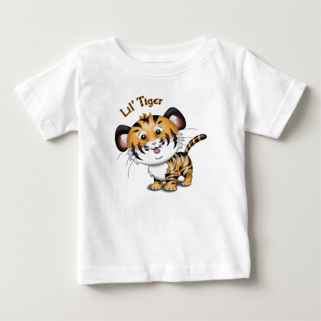 Utslagsplats för Lil tigerbaby Tee Shirt (Framsida)