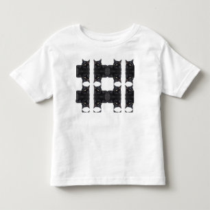 Utslagsplats för många svarta katter t-shirt