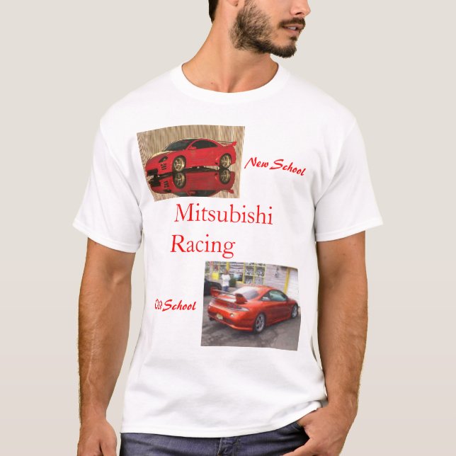 Utslagsplats för Mitsubishi förmörkelsetävla T Shirt (Framsida)