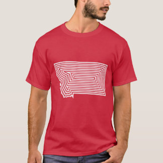 Utslagsplats för Montana vitbristning Tee Shirt