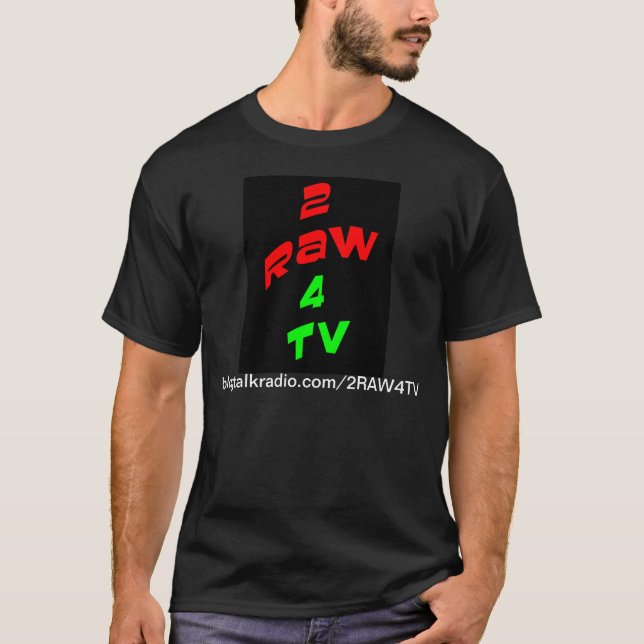 UTSLAGSPLATS för MÖRK 2RAW4TV T-shirt (Framsida)