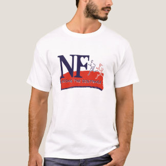 Utslagsplats för NF-maratonlogotyp Tee Shirt