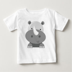 Utslagsplats för noshörning för Toucho vintagebaby Tee