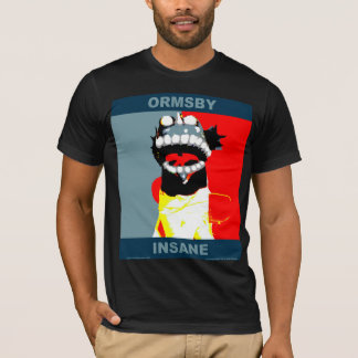 Utslagsplats för Ormsby svartkampanj Tee Shirt