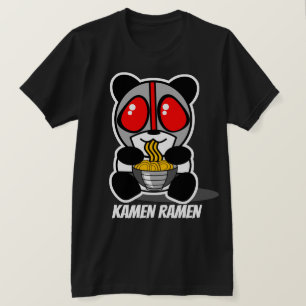 UTSLAGSPLATS FÖR PANDA FÖR KAMEN-RAMEN JÄTTE- T-SHIRT