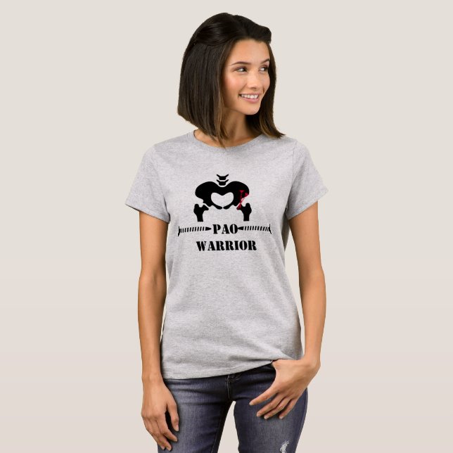 Utslagsplats för PAO-krigareåterställning T Shirt (Hel framsida)