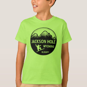 Utslagsplats för pojkar för Jackson Hole Wyoming Tröja