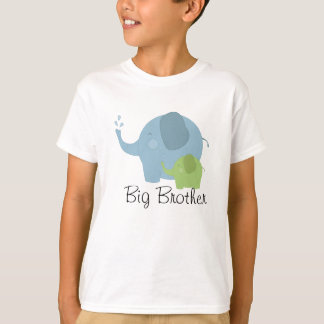 Utslagsplats för pojkar för storebrorblått- och tee shirt