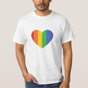 Utslagsplats för PRIDEregnbågehjärta T Shirt
